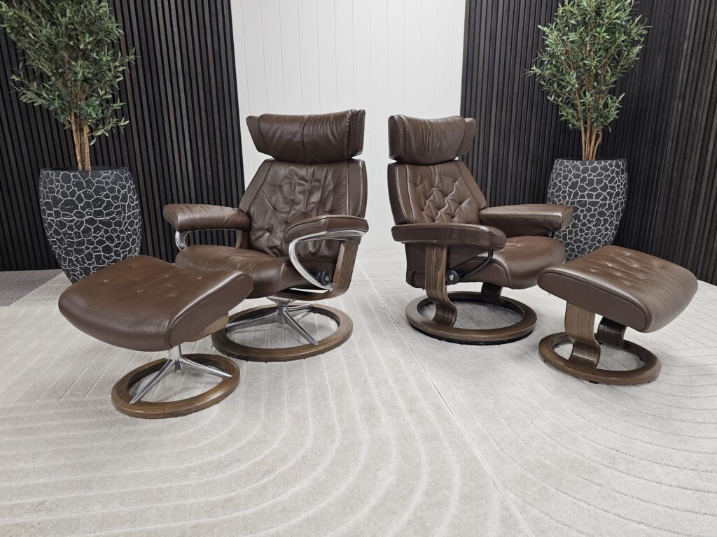 2 stk. Stressless® Skyline (M) lenestoler- Pent brukt!