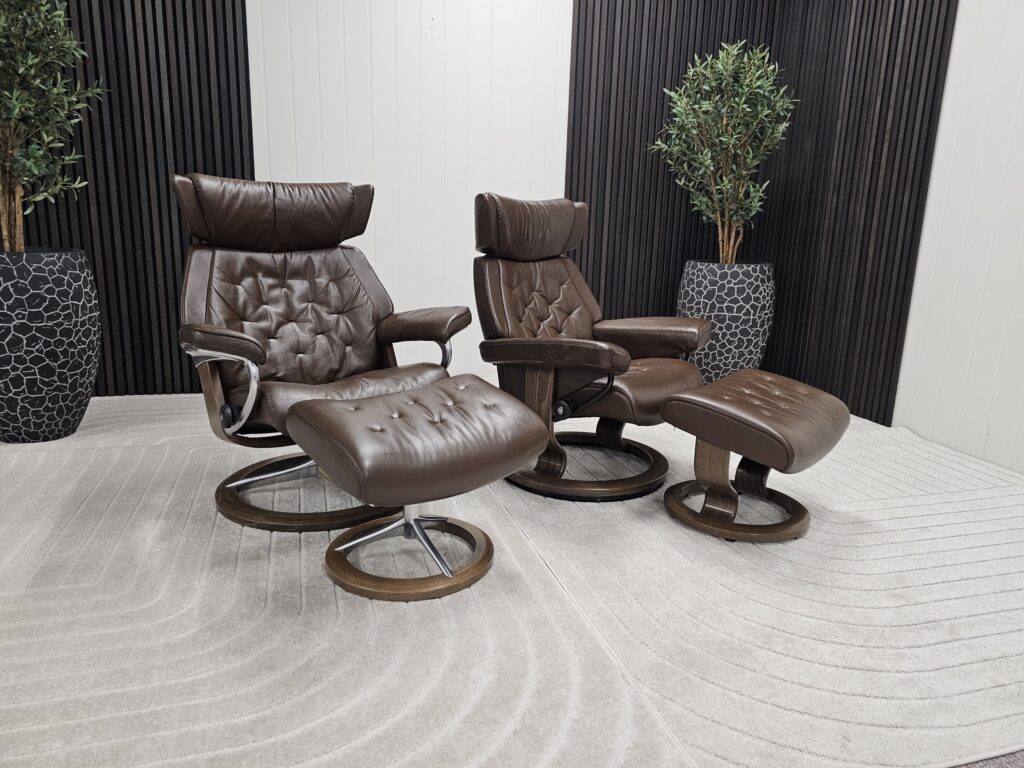 2 stk. Stressless® Skyline (M) lenestoler- Pent brukt!