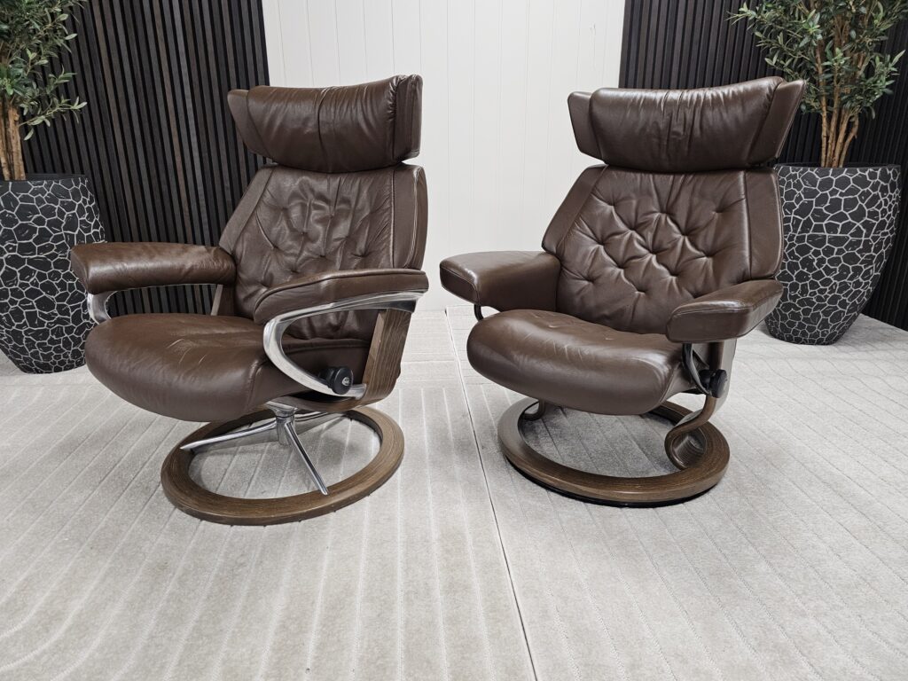 2 stk. Stressless® Skyline (M) lenestoler- Pent brukt!