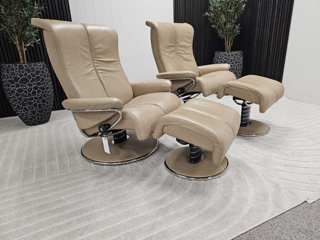 Brukt Stressless® Blues(L) lenestoler