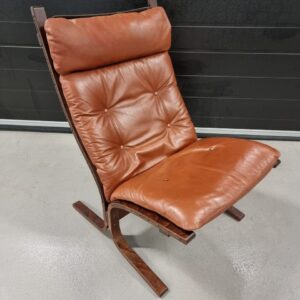 Siesta Classic lenestol SIE300 i cognac skinn