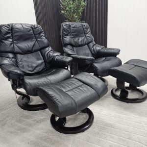 2 stk. Stressless® Reno(M) lenestol m/krakk fra Ekornes