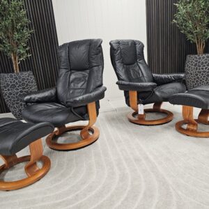 2 stk. Stressless® Mayfair(M) lenestol m/krakk