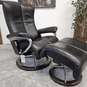 Stressless® Blues(M) Signature lenestol m/krakk fra Ekornes