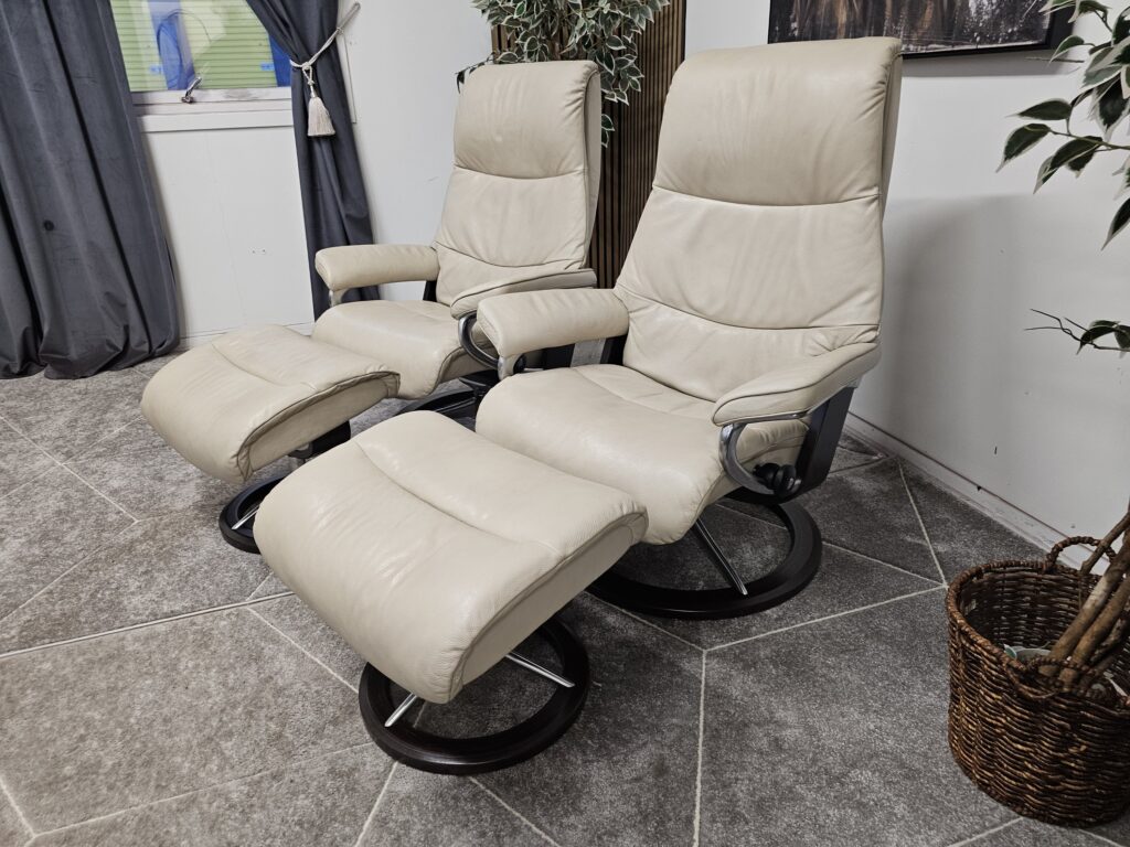 1 stk. Stressless® View (M) Signature lenestol m/krakk