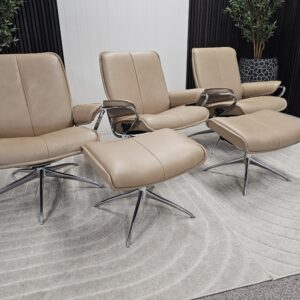 3 stk. Stressless® City lenestoler fra Ekornes