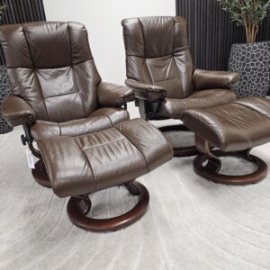 2 stk. Stressless® Mayfair(S) lenestoler m/krakk fra Ekornes