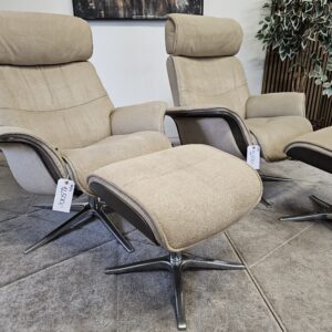 2 stk. IMG Galaxy Star lenestoler m/krakk fra Ekornes