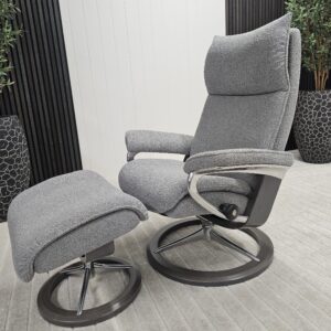 Stressless® Aura(L) Signature lenestol fra Ekornes