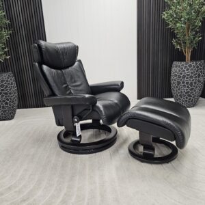 Stressless® Magic (M) lenestol med krakk fra Ekornes