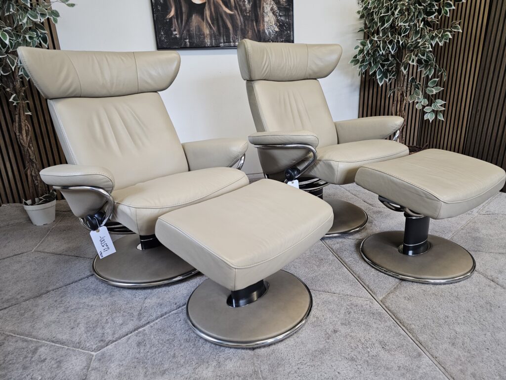 1 stk. Stressless® Jazz (L) lenestol m/krakk