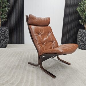 Siesta Classic lenestol SIE300 i cognac skinn
