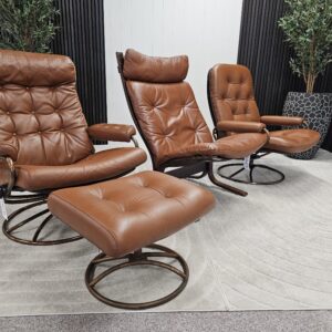Norske designklassikere   Stressless 1971, Stressless 1974 og Siesta