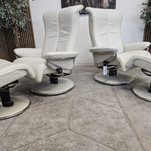 2 stk. Stressless® Blues(L) lenestol m/krakk fra Ekornes