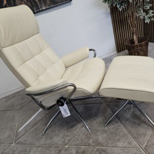 Stressless® London lenestol med krakk fra Ekornes