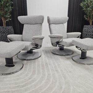 2 stk. Stressless® Jazz (M) lenestoler m/krakk
