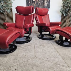 2 stk. Stressless® Magic (M) lenestoler m/krakk fra Ekornes