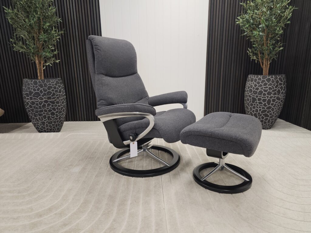 Stressless® View (L) Signature lenestol m/krakk fra Ekornes