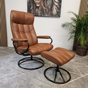 Stressless® Golf Original lenestol med krakk fra Ekornes