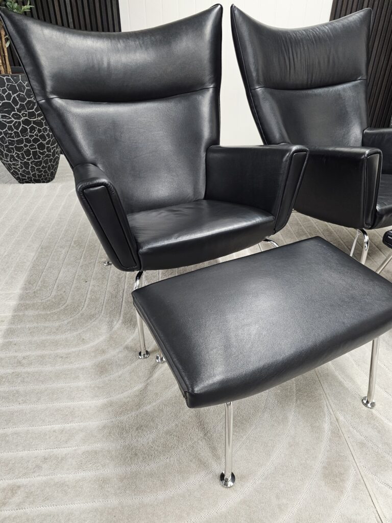 2 stk. Elegante lenstoler med unik design og komfort