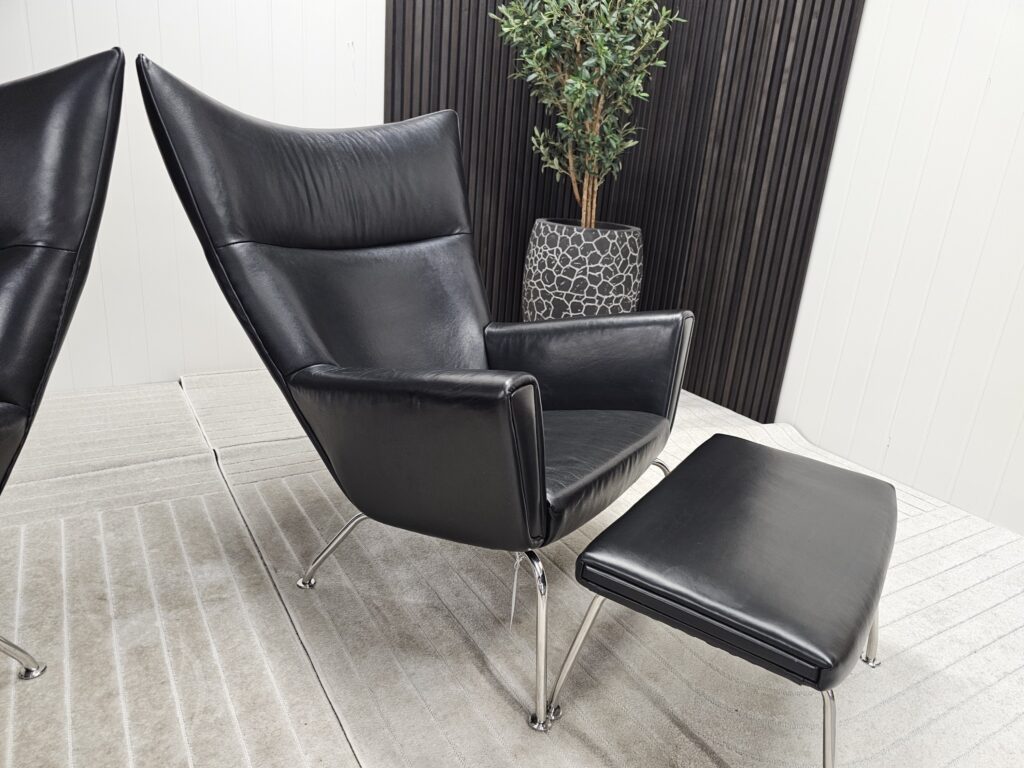 2 stk. Elegante lenstoler med unik design og komfort