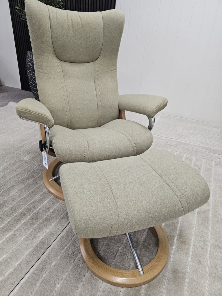 Stressless® Wing (M) Signatur lenestol m/krakk fra Ekornes