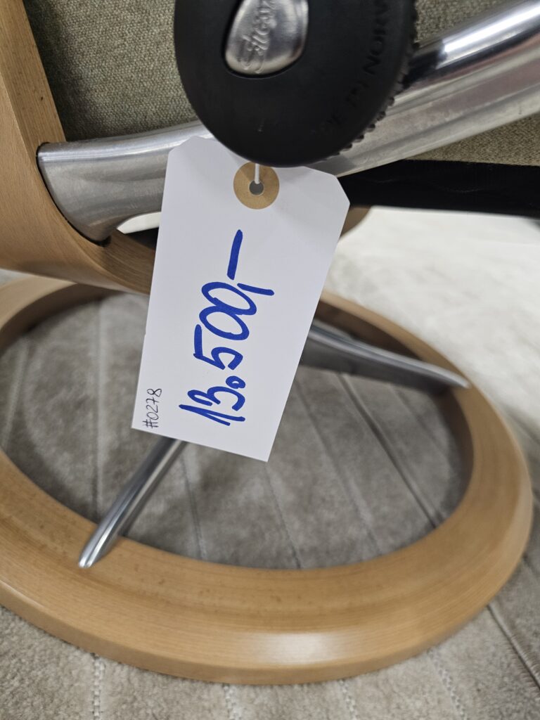 Stressless® Wing (M) Signatur lenestol m/krakk fra Ekornes