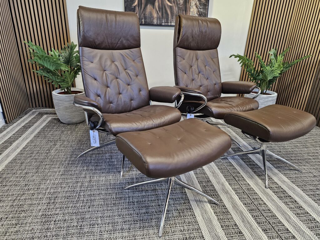 2 stk. Stressless® Metro lenestoler m/krakk fra Ekornes