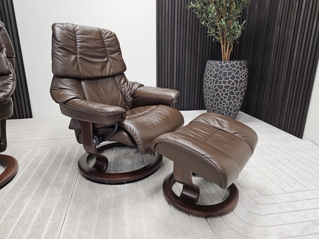 2 stk. Stressless® Reno (M+ S) lenestol m/krakk fra Ekornes
