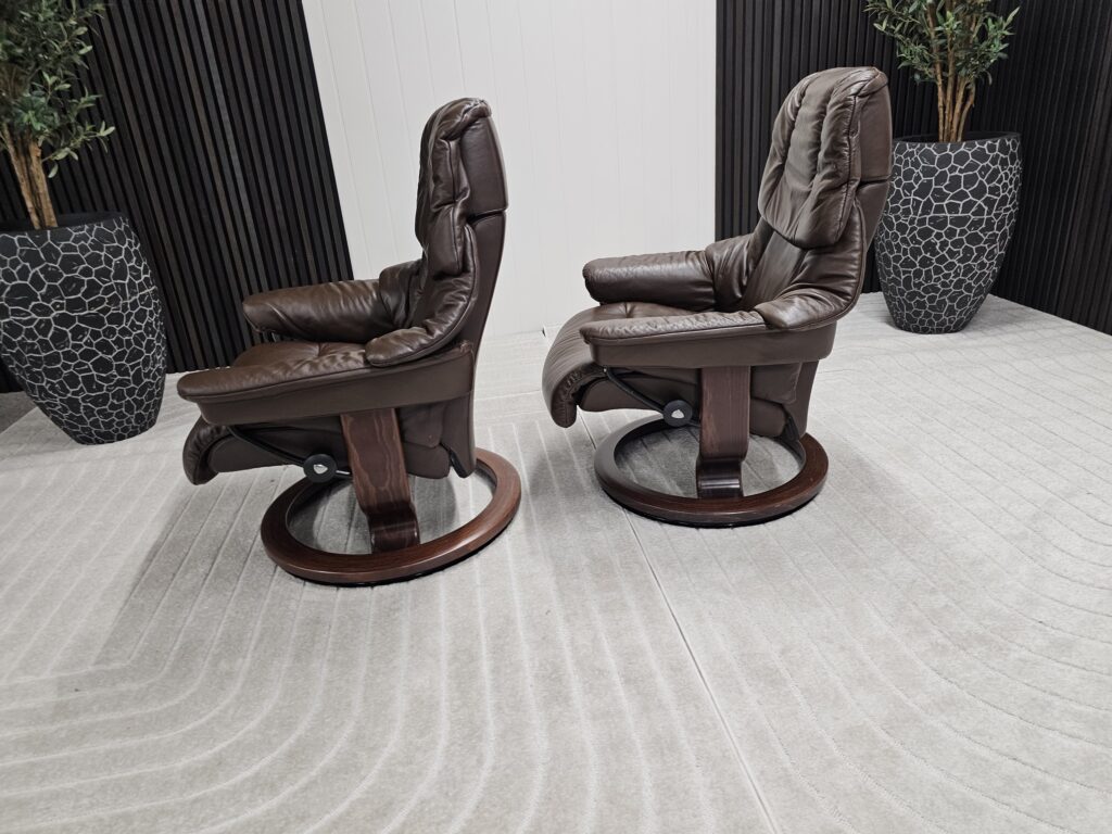 2 stk. Stressless® Reno (M+ S) lenestol m/krakk fra Ekornes