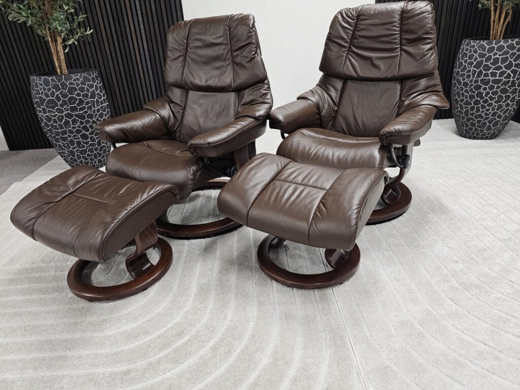 2 stk. Stressless® Reno (M+ S) lenestol m/krakk fra Ekornes