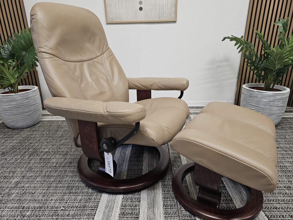 Stressless® Classic lenestol med krakk fra Ekornes