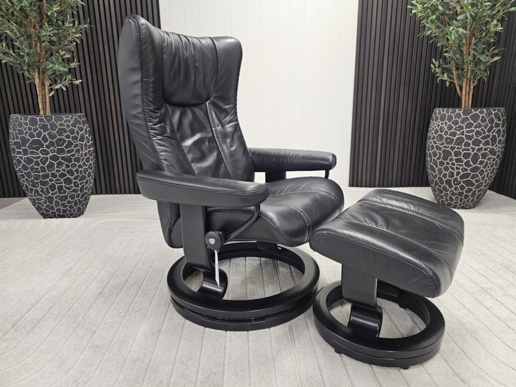 Stressless® Wing (M) m/krakk fra Ekornes