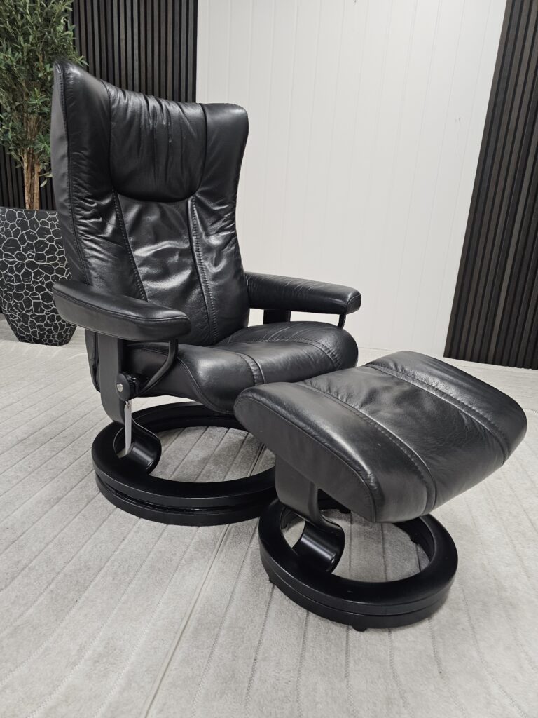 Stressless® Wing (M) m/krakk fra Ekornes