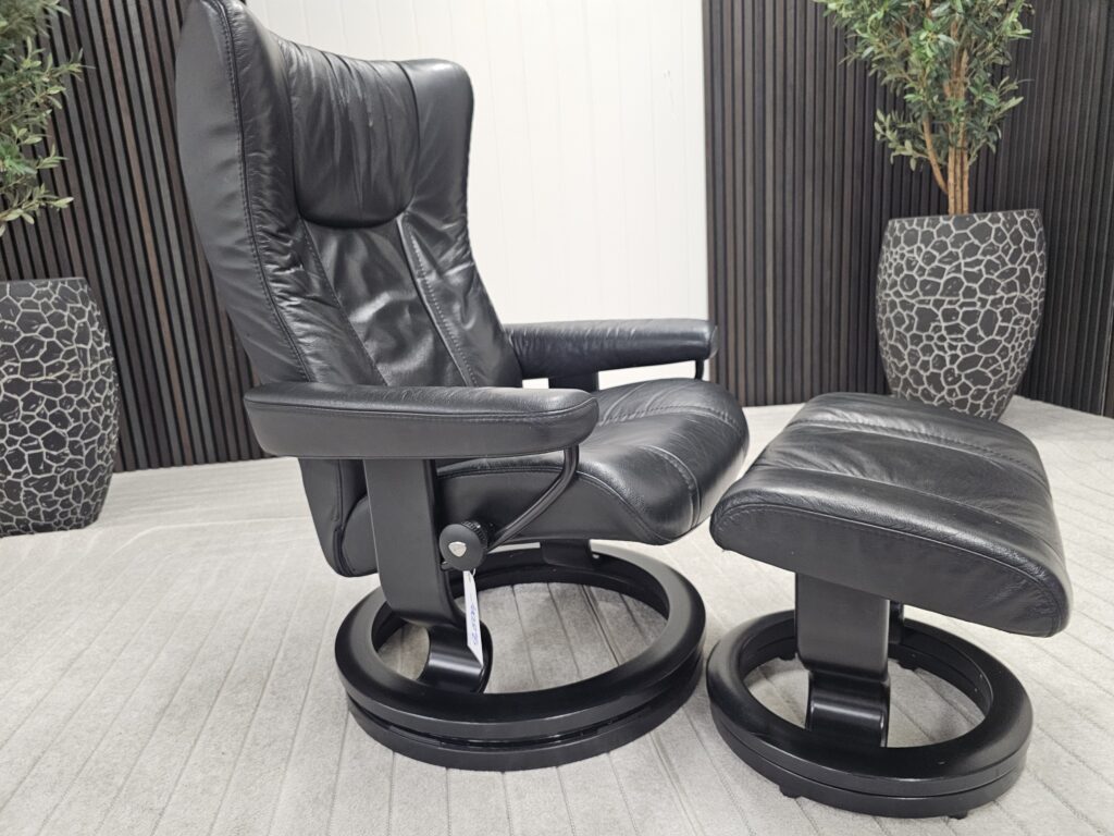 Stressless® Wing (M) m/krakk fra Ekornes