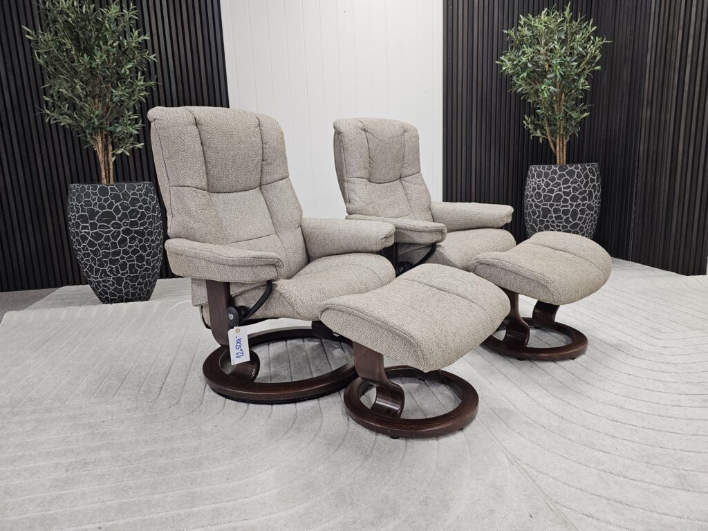 2 stk. Stressless® Mayfair (M) lenestol fra Ekornes m/krakk