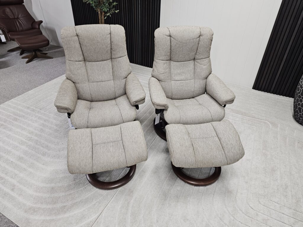 2 stk. Stressless® Mayfair (M) lenestol fra Ekornes m/krakk
