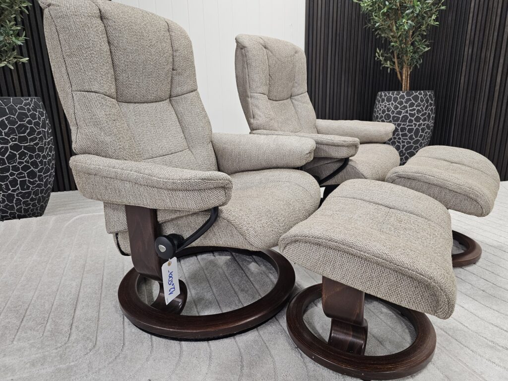 2 stk. Stressless® Mayfair (M) lenestol fra Ekornes m/krakk