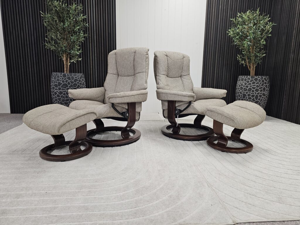 2 stk. Stressless® Mayfair (M) lenestol fra Ekornes m/krakk