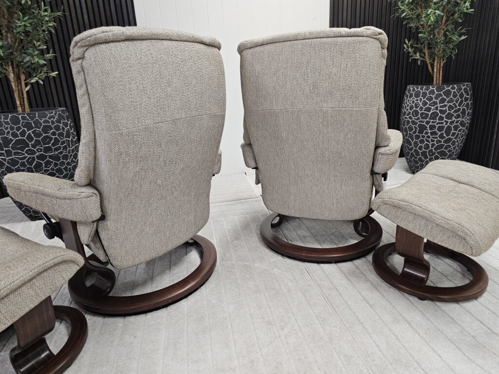 2 stk. Stressless® Mayfair (M) lenestol fra Ekornes m/krakk