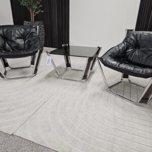 2 stk. Sonic lenestol av Odd Knudsen for Hjellegjerde (1970) + bord - Bilde 8