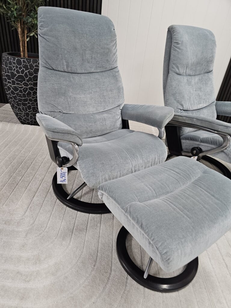 2 stk. Stressless® View (L) Signature m/krakk fra Ekornes