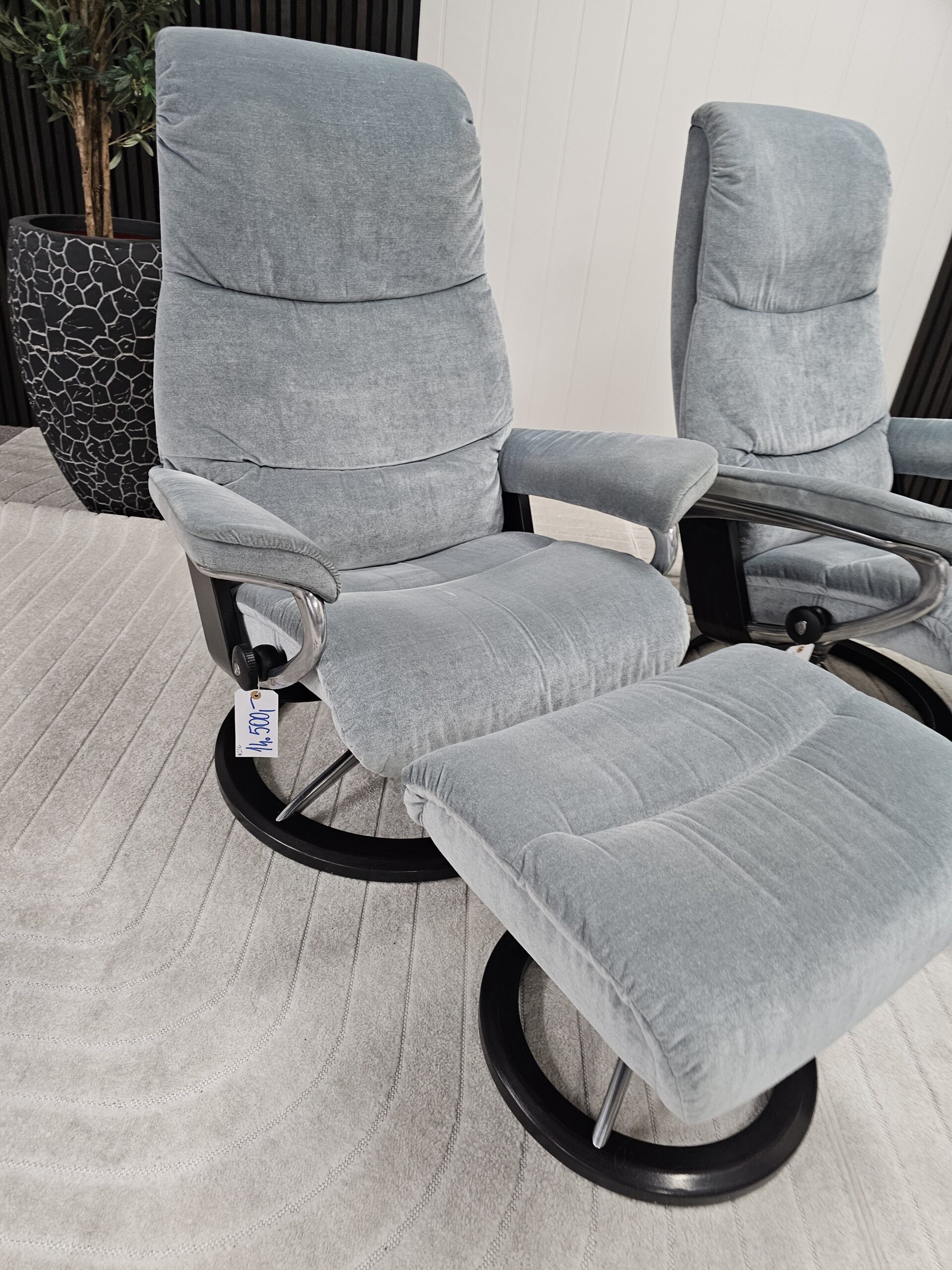 2 stk. Stressless® View (L) Signature m/krakk fra Ekornes - Bilde 16