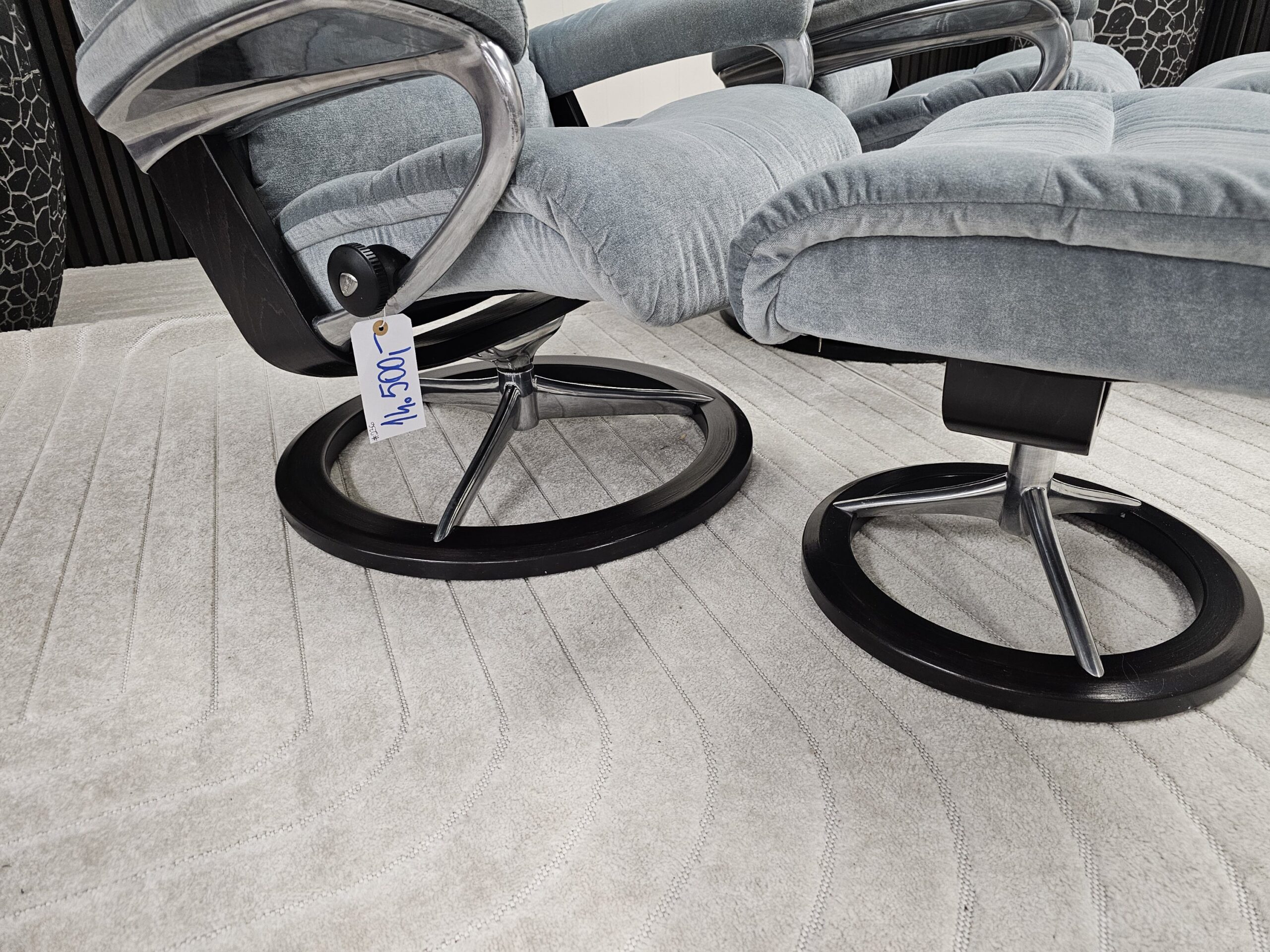 2 stk. Stressless® View (L) Signature m/krakk fra Ekornes - Bilde 6