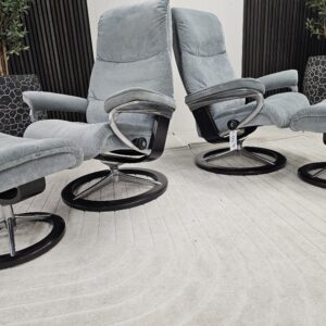 2 stk. Stressless® View (L) Signature m/krakk fra Ekornes - Bilde 2