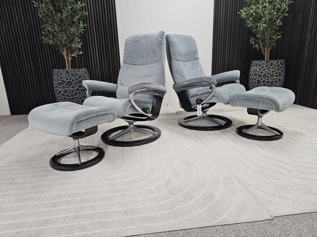 2 stk. Stressless® View (L) Signature m/krakk fra Ekornes