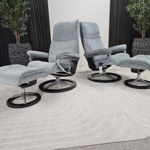 2 stk. Stressless® View (L) Signature m/krakk fra Ekornes - Bilde 3