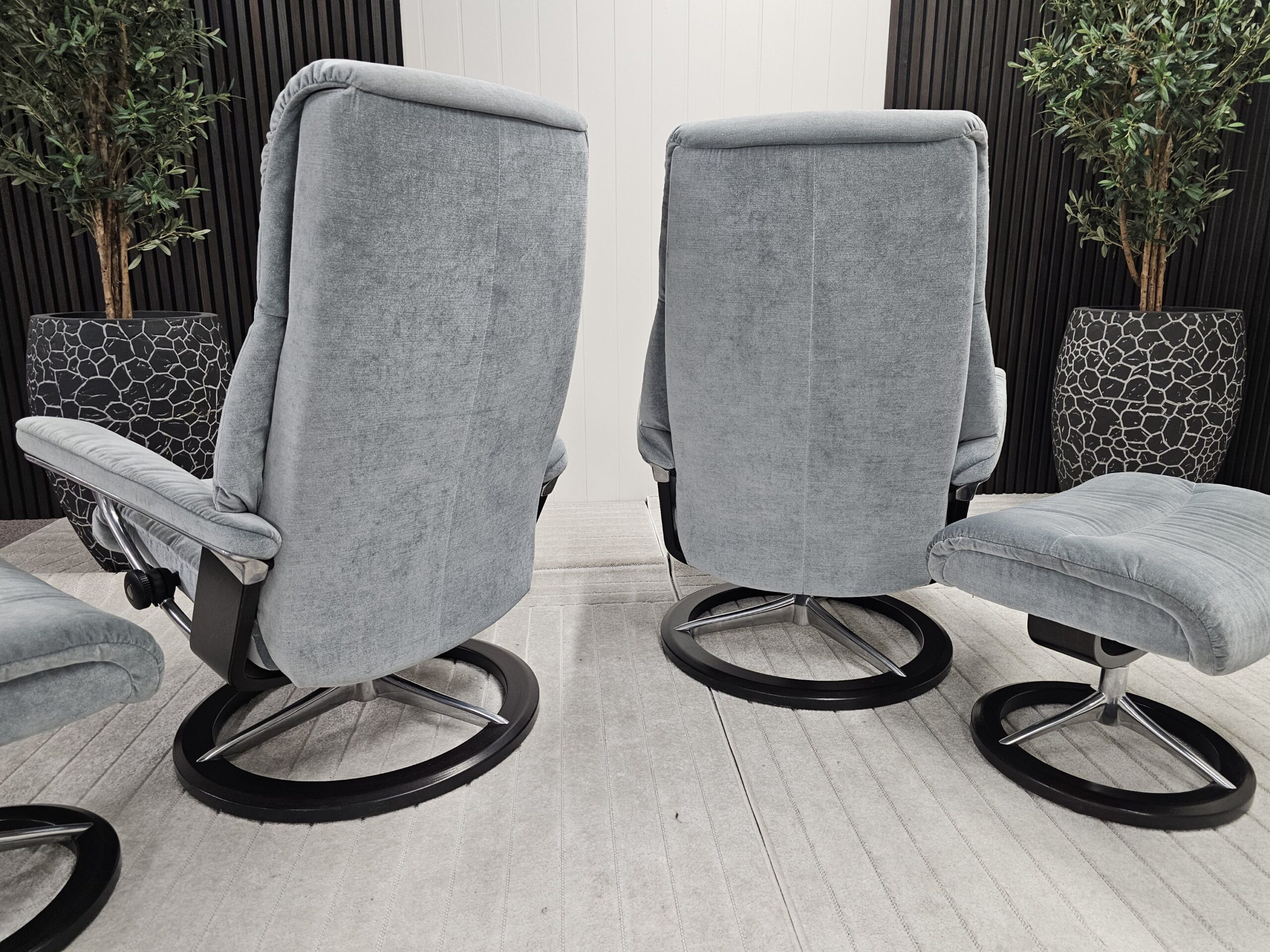2 stk. Stressless® View (L) Signature m/krakk fra Ekornes - Bilde 4