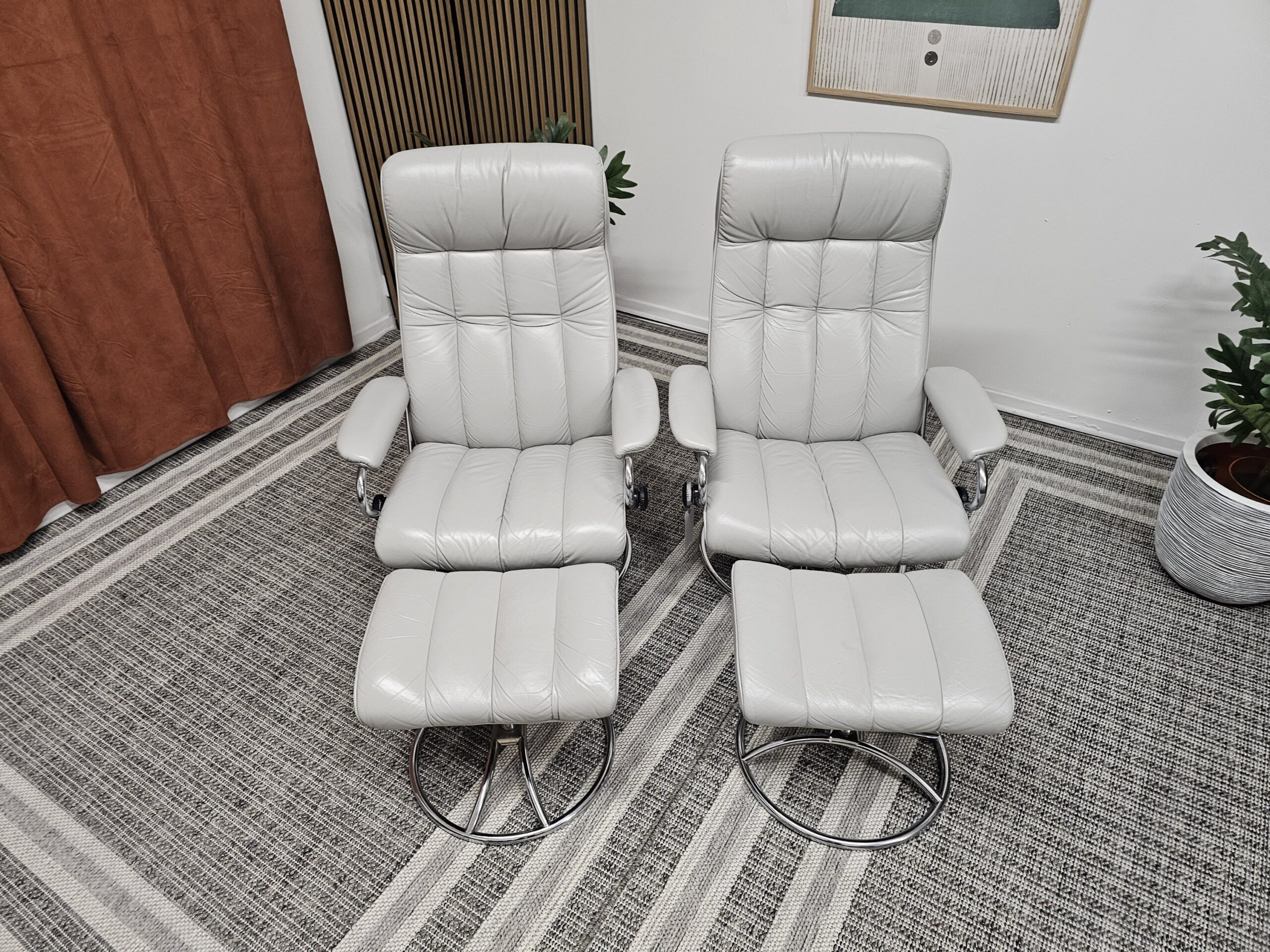 2 stk. Ikonisk Stressless® Golf Original lenestoler fra Ekornes - Bilde 8