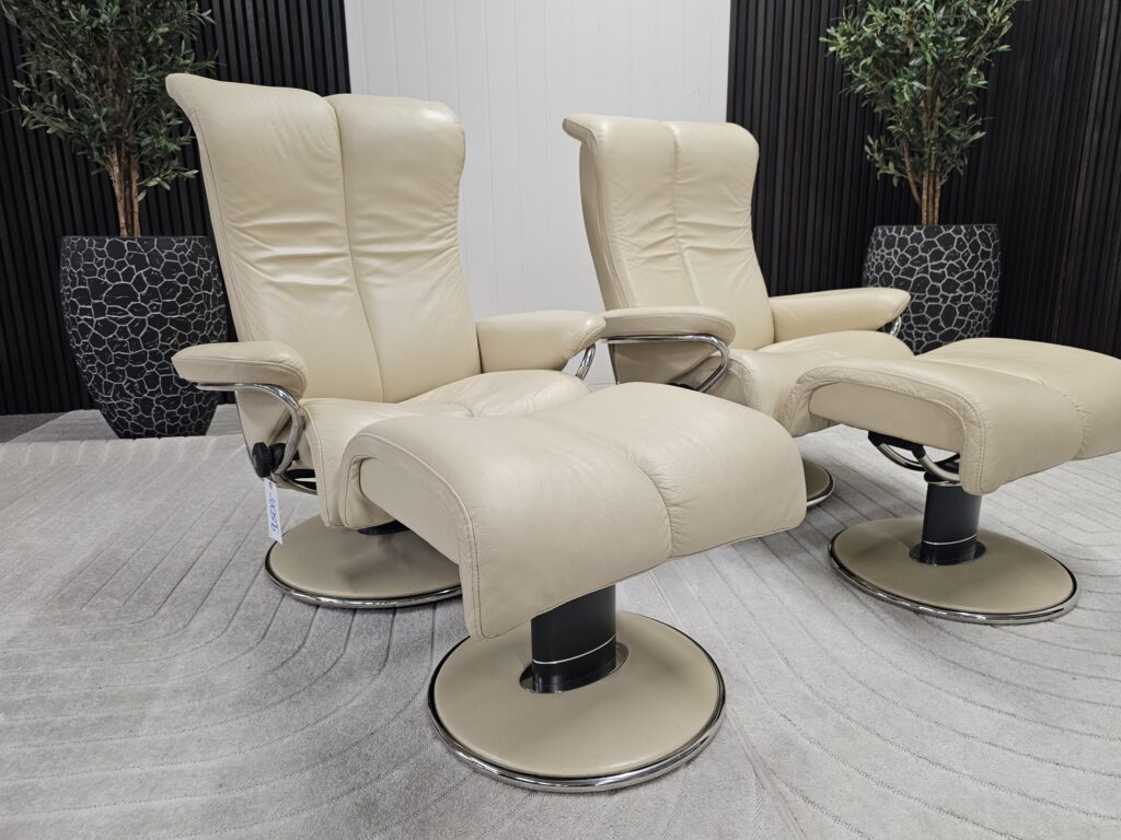 2 stk. Stressless® Blues lenestol m/krakk fra Ekornes